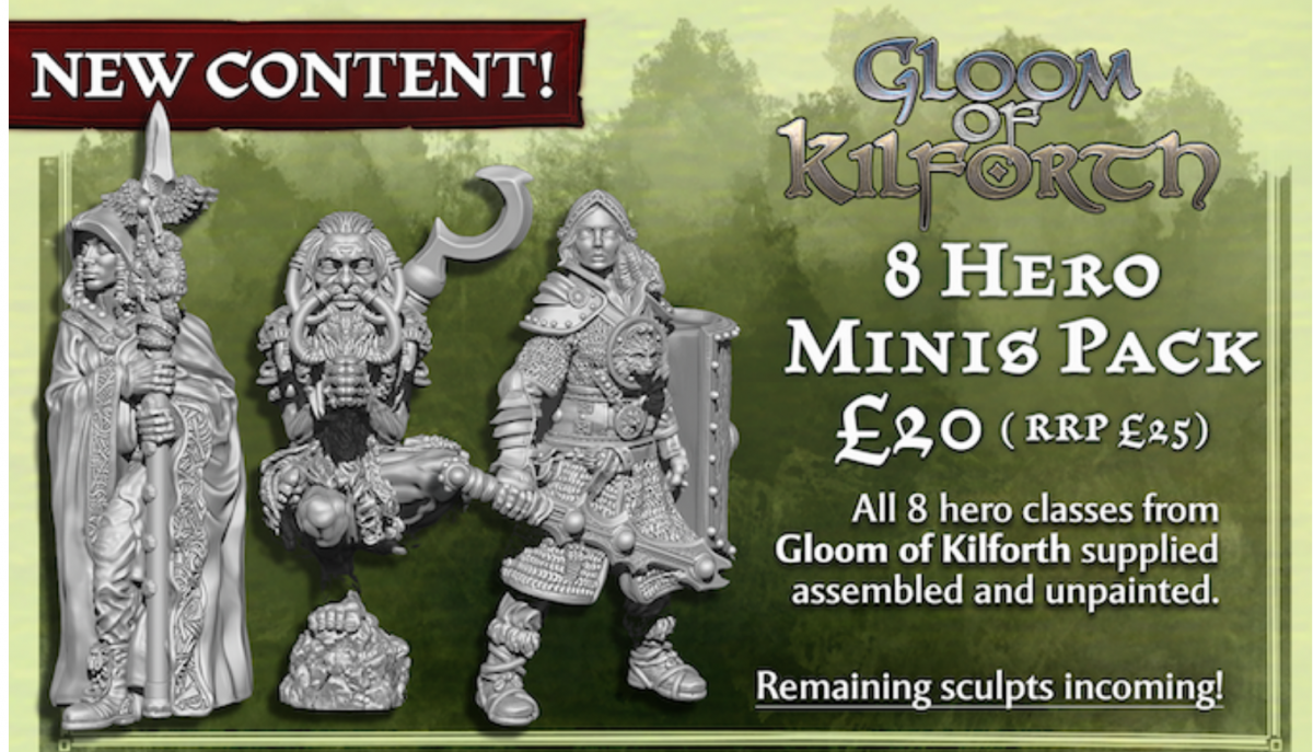 Gloom of Kilforth Exp 6 - Miniatures Pack 1
