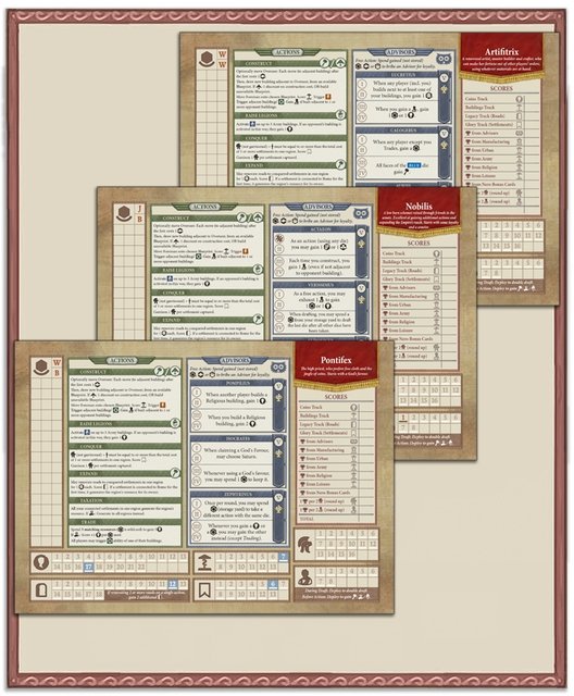 Rome & Roll: Character Boards Expansion